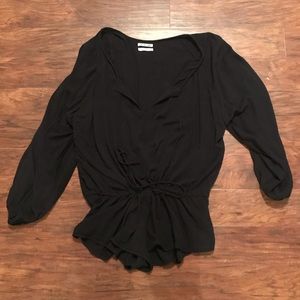 One Teaspoon Black Oversized Romper